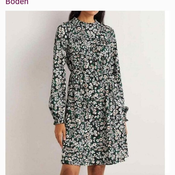 Boden Dresses & Skirts - Boden Woman's Easy Yoke Mini Jersey In Heart Bloom Floral Summer Dress Sz 10L